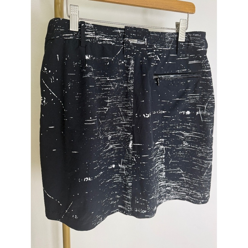 Jamie Sadock Black & White Performance Tennis/Golf Skort | Zip Pocket | Size 2 - Picture 2 of 6